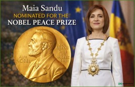 FLASH // Maia Sandu a fost propusă la Premiul Nobel pentru Pace